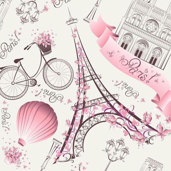 Papel de Parede Adesivo Vintage Quarto Jovem Paris- N4599 - Lar Adesivos Imagem de Papel de Parede Adesivo Vintage Quarto Jovem Paris- N4599