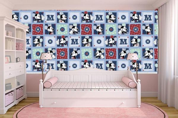 Papel de parede adesivoinfantil mickey ( med. 90x300 cm) - Atitude Signs Imagem de Papel de parede adesivoinfantil mickey ( med. 90x300 cm)