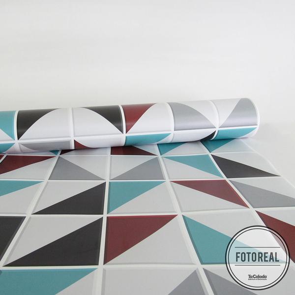 Papel de Parede Azulejo para Cozinha Retângulo - Várias Cores - Tacolado Imagem de Papel de Parede Azulejo para Cozinha Retângulo - Várias Cores
