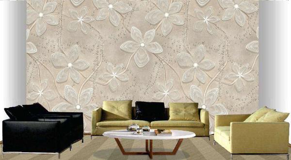 PAPEL DE PAREDE DECORATIVO 3D FLORAL (folha de 300x90 cm) - Atitude Signs Imagem de PAPEL DE PAREDE DECORATIVO 3D FLORAL (folha de 300x90 cm)