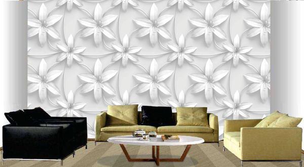 PAPEL DE PAREDE DECORATIVO 3D FLORAL (folha de 300x90 cm) - Atitude Signs Imagem de PAPEL DE PAREDE DECORATIVO 3D FLORAL (folha de 300x90 cm)