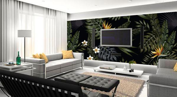 PAPEL DE PAREDE DECORATIVO 3D FLORAL (folha de 300x90 cm) - Atitude Signs Imagem de PAPEL DE PAREDE DECORATIVO 3D FLORAL (folha de 300x90 cm)