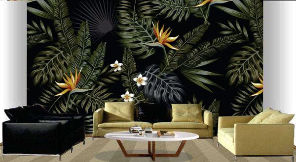 PAPEL DE PAREDE DECORATIVO 3D FLORAL (folha de 300x90 cm) - Atitude Signs Imagem de PAPEL DE PAREDE DECORATIVO 3D FLORAL (folha de 300x90 cm)