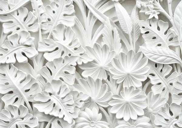 Papel de parede decorativo 3d folhas - Atitude Signs Imagem de Papel de parede decorativo 3d folhas