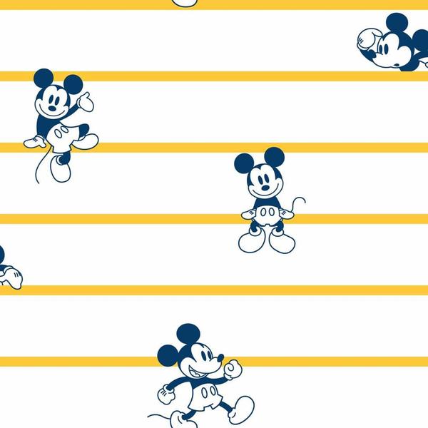 Papel de Parede Disney Mickey Listrado DI0931 A - Wiler-K Imagem de Papel de Parede Disney Mickey Listrado DI0931 A