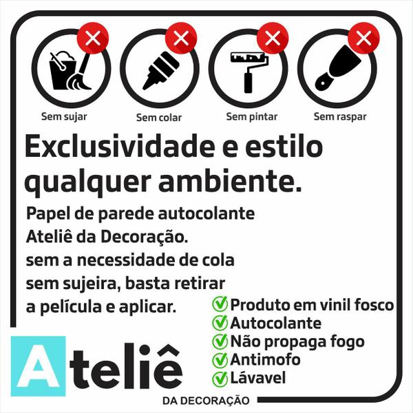 Papel de Parede Folhas Douradas 3d - Ateliê Da Decoração Imagem de Papel de Parede Folhas Douradas 3d