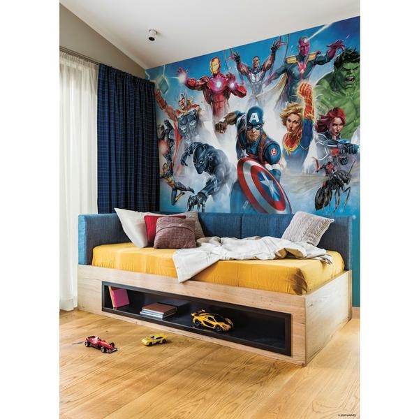Papel de Parede Herois Marvel RMK11411M Painel - Wiler-K Imagem de Papel de Parede Herois Marvel RMK11411M Painel