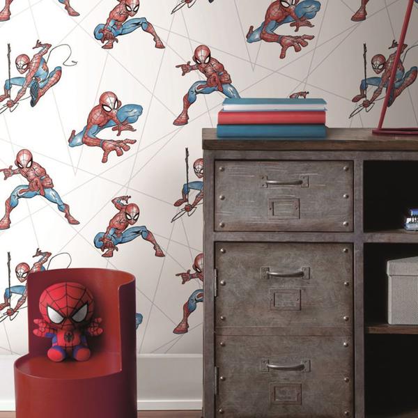 Papel de Parede Marvel Homen-Aranha DI0939 A - Wiler-K Imagem de Papel de Parede Marvel Homen-Aranha DI0939 A