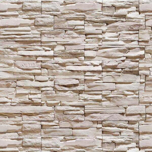 Papel de Parede Pedra em Bege Claro - Inove Papéis De Parede Imagem de Papel de Parede Pedra em Bege Claro