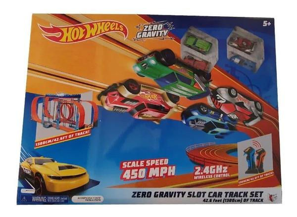 hot wheels zero gravity slot car track set