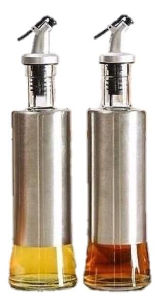 Porta Azeite Vinagre Óleo Aço Inox Dosador Chef Galheteiro - Uny Gift Imagem de Porta Azeite Vinagre Óleo Aço Inox Dosador Chef Galheteiro