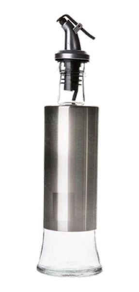 Porta Azeite Vinagre Óleo Aço Inox Dosador Chef Galheteiro - Uny Gift Imagem de Porta Azeite Vinagre Óleo Aço Inox Dosador Chef Galheteiro