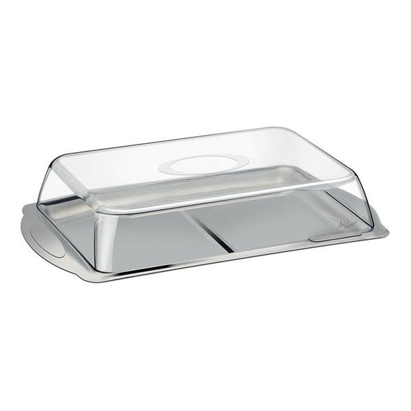 Porta Frios Duplo Inox Porta Queijo Presunto Para Geladeira - Art House Imagem de Porta Frios Duplo Inox Porta Queijo Presunto Para Geladeira