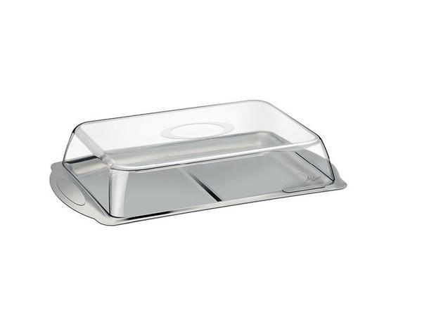 Porta Frios Duplo Inox Porta Queijo Presunto Para Geladeira - Art House Imagem de Porta Frios Duplo Inox Porta Queijo Presunto Para Geladeira - Art House