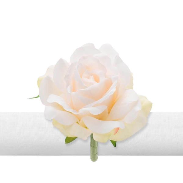 Porta Guardanapos Primavera Rosa Marfim 4 Peças - Copa & Cia Imagem de Porta Guardanapos Primavera Rosa Marfim 4 Peças