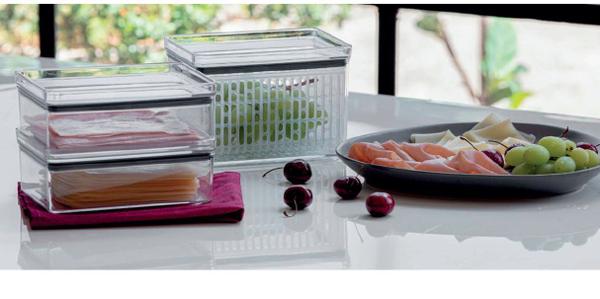 Pote Hermético 770ml Porta Frios Comida Geladeira Empalhável Lumini - 1370 Paramount Imagem de Pote Hermético 770ml Porta Frios Comida Geladeira Empalhável Lumini - 1370 Paramount
