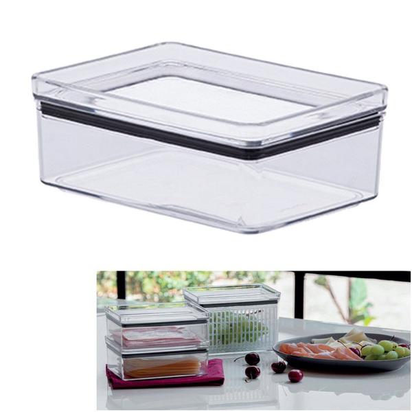 Pote Hermético 770ml Porta Frios Comida Geladeira Empalhável Lumini - 1370 Paramount Imagem de Pote Hermético 770ml Porta Frios Comida Geladeira Empalhável Lumini - 1370 Paramount
