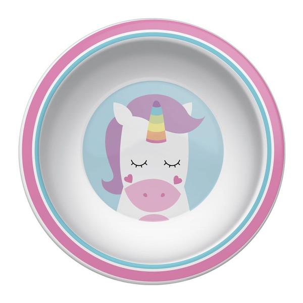 Pratinho Bowl - Animal Fun - Unicórnio - Buba Imagem de Pratinho Bowl - Animal Fun - Unicórnio - Buba