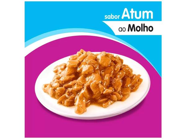 Ração Úmida para Gato Adulto Sachê - Whiskas Atum ao Molho 85g Imagem de Ração Úmida para Gato Adulto Sachê