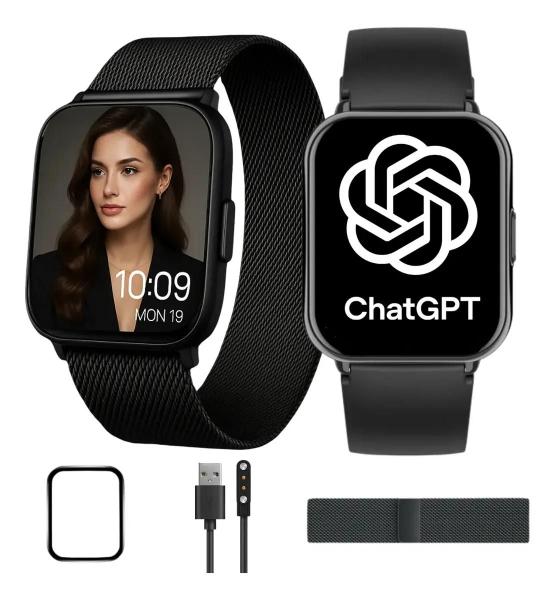 Relógio Smartwatch Para Xiaomi Redmi IOS Galaxy ChatGPT