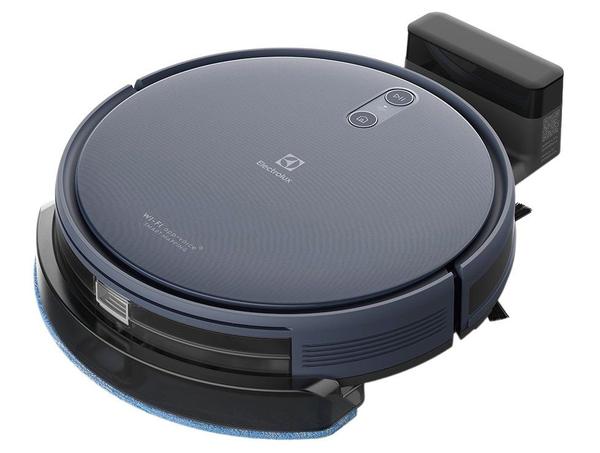 Electrolux Robô Aspirador de pó 4 em 1 Wi-Fi MOP Passa Pano Seco e Úmido até 2h 