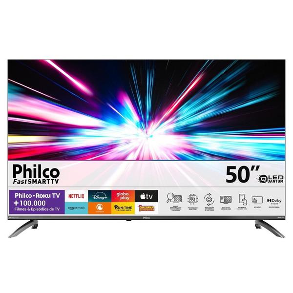 Smart TV Philco 50 Polegadas 4K UHD P50CRB