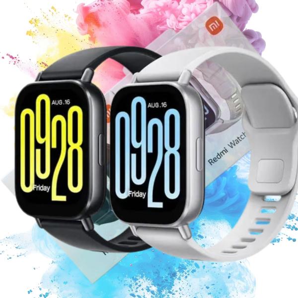 Smartwatch Xiaomi Redmi Watch 5 Prova D'água ATM5 Alexa Versão Active Super bateria até 30 Dias Assistente de Voz