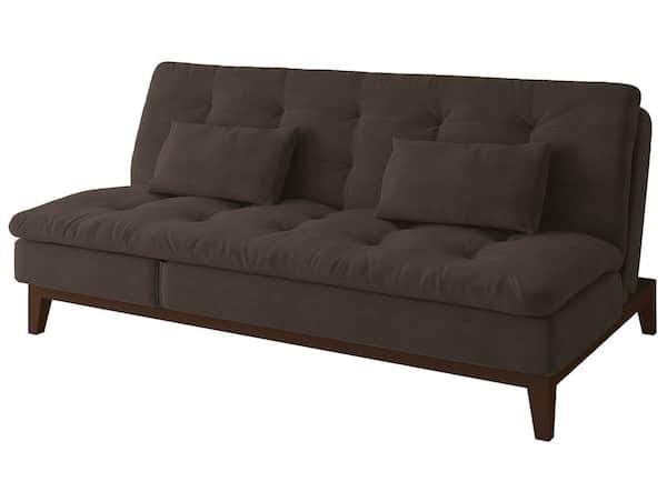 Sofá-cama 3 Lugares Reclinável Suede Linoforte Jade