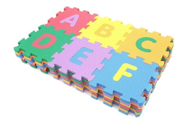 Tapete tatame eva infantil alfabeto 26 pçs millytoys Clearance