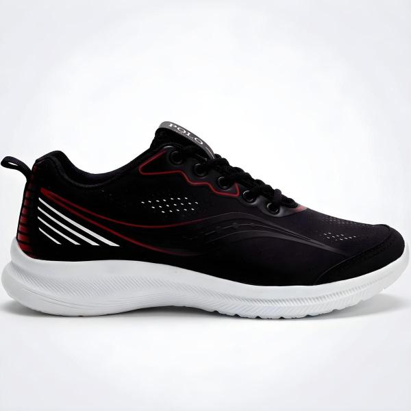 Tênis Corrida Masculino Polo Esportivo OnTreino Running Academia Preto