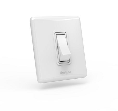 01 Interruptor simples de sobrepor com caixa padrão Branco - Linha E Enerbras - Enerbrás Menor preço em 01 Interruptor simples de sobrepor com caixa padrão Branco - Linha E Enerbras - Enerbrás