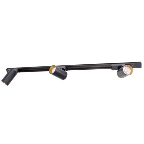 01 Trilho Eletrificado de 1m Preto + 3 Spots Led 10w Branco Frio St247 - Starlumen Menor preço em 01 Trilho Eletrificado de 1m Preto + 3 Spots Led 10w Branco Frio St247 - Starlumen