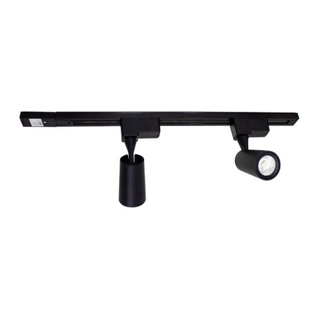 01 Trilho Eletrificado Preto 60cm + 2 Spots Branco Quente 12w St798 - Starlumen Menor preço em 01 Trilho Eletrificado Preto 60cm + 2 Spots Branco Quente 12w St798 - Starlumen
