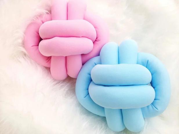 02 Almofadas No Escandinavo Azul Bebe Rosa Inspire Joy Home Almofada Decorativa Magazine Luiza