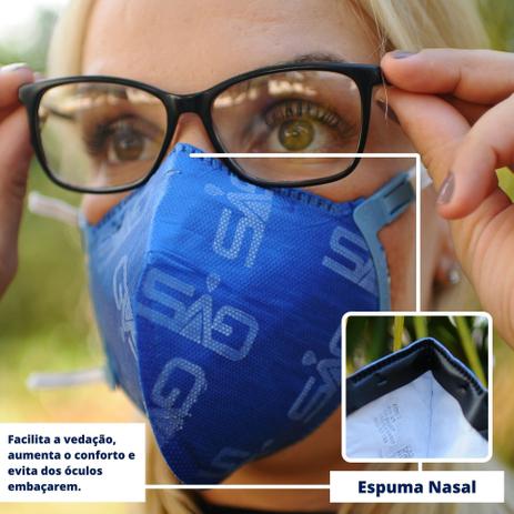 05 Máscaras PFF2 GVS AERO 2 com espuma no clipe nasal para melhor vedação e conforto CA 38.337 - Gvs Brasil Menor preço em 05 Máscaras PFF2 GVS AERO 2 com espuma no clipe nasal para melhor vedação e conforto CA 38.337 - Gvs Brasil