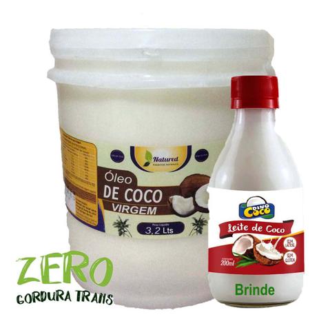 1 Balde Óleo Coco Virgem 3,2 Lts Natured + Leite Coco Brinde é boa?