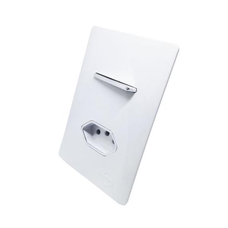 1 Interruptor Paralelo + Tomada Universal 2P+T 10A Com Placa 4x2 - Novara idn - Dicompel Menor preço em 1 Interruptor Paralelo + Tomada Universal 2P+T 10A Com Placa 4x2 - Novara idn - Dicompel