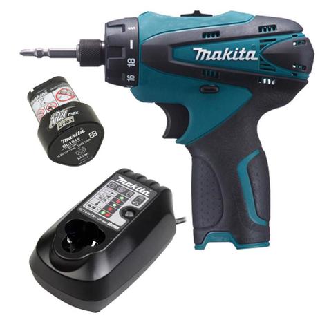 1 kit furadeira parafusadeira makita df030z 3/8'' 12,0v com carregador dc10wb e bateria bl1014 Menor preço em 1 kit furadeira parafusadeira makita df030z 3/8'' 12,0v com carregador dc10wb e bateria bl1014