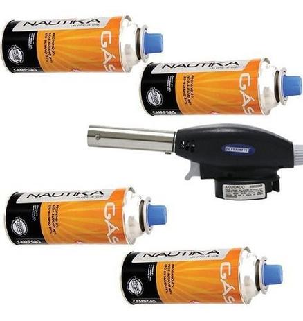 1 Maçarico Portátil Mini Ferimte Ma54 + 4 Cargas 227g Menor preço em 1 Maçarico Portátil Mini Ferimte Ma54 + 4 Cargas 227g