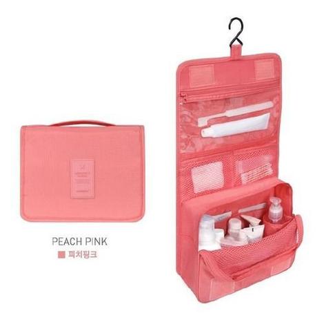 peach makeup bolsa