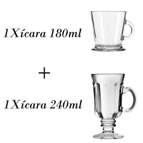1 Xícara de café 180ml + 1 xícara Country 240ml - Dolce Gusto Nespresso - Crisal é boa?