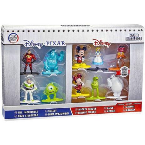 10 Bonecos Disney Pixar Nano Metalfigs Sulley Mickey Baymax Original Menor preço em 10 Bonecos Disney Pixar Nano Metalfigs Sulley Mickey Baymax Original