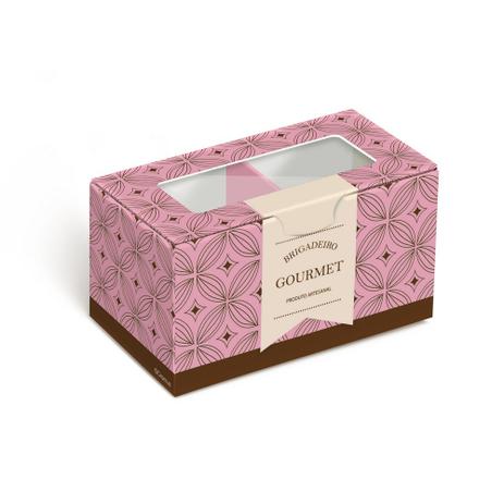 10 Caixas P/2 Brigadeiros Bombons Gourmet Rosa - Cromus Menor preço em 10 Caixas P/2 Brigadeiros Bombons Gourmet Rosa - Cromus