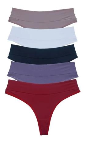 10 Calcinhas Fio Duplo E Cós Alto - Cintura Alta - Divance - Moda Feminina  - Magazine Luiza