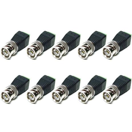 10 Conector Bnc Com Borne Parafuso Para Cftv - Total eletrônicos Menor preço em 10 Conector Bnc Com Borne Parafuso Para Cftv - Total eletrônicos