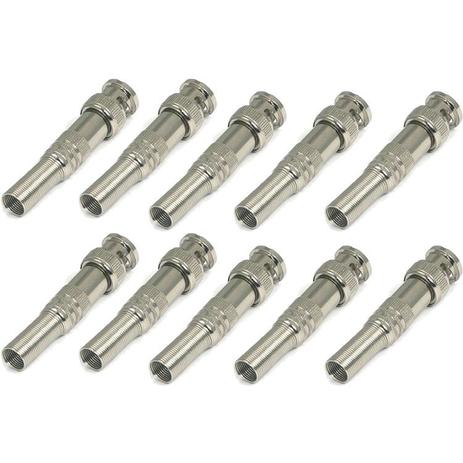 10 Conector Bnc Com Mola Parafuso - Total eletrônicos Menor preço em 10 Conector Bnc Com Mola Parafuso - Total eletrônicos