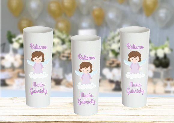 10 Copos Personalizados Lembrancinha Batizado - Blank art studio Menor preço em 10 Copos Personalizados Lembrancinha Batizado - Blank art studio