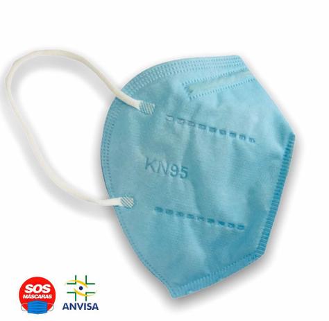 10 Máscara Proteção Respiratória Kn95 N95  Nacional - c/ Anvisa - SOS Mascaras é boa?
