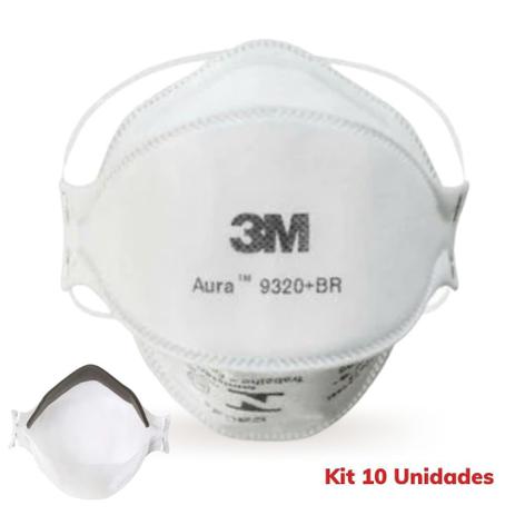 10 Máscaras 3m Pff2 Aura 9320 Br Proteção Respiratória Selo Anvisa e Inmetro Menor preço em 10 Máscaras 3m Pff2 Aura 9320 Br Proteção Respiratória Selo Anvisa e Inmetro