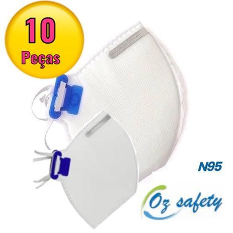 10 Máscaras N95 PFF-2S CA 34.128 qz safety MAGLAR é boa?